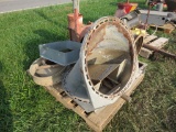 Pallet of grain bin parts