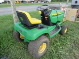 JD LT150 mower no deck
