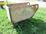 Wood feed cart
