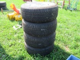 4 tires with rims 235-55017
