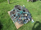 Pallet of hydro hose