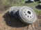 4 Dunlop 11R/22.5 Tires w/Alum Rims