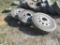 4 Dunlop 11R/22.5 Tires w/Alum Rims