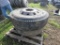 2 Dunlop 295/75R22.5 w/Alum Rims