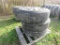 3 Firestone 295/75R22.5 w/Alum Rims