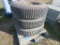 3 Continental 12R24.5 Tires w/SS Rims