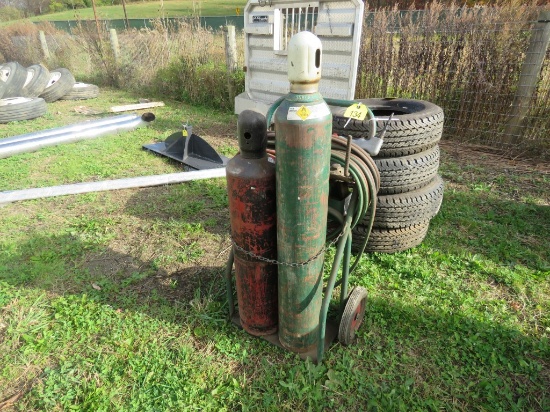 Torch Set Complete w/Tank-Gauges-Cart
