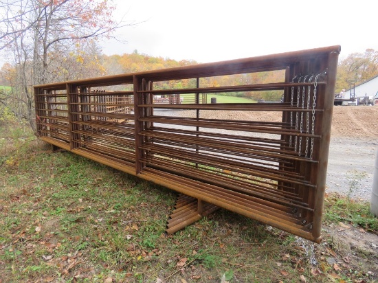 10 Heavy Duty 24ft Self Standing Gates