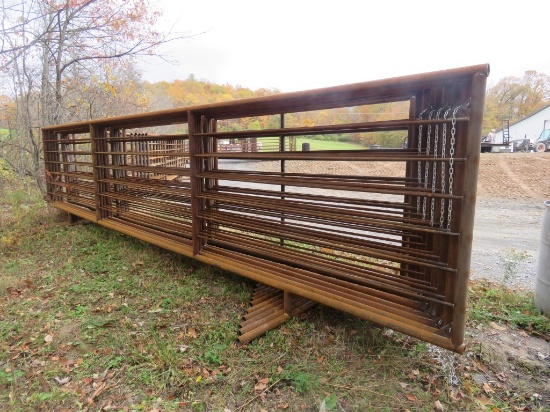 10 Heavy Duty 24ft Self Standing Gates