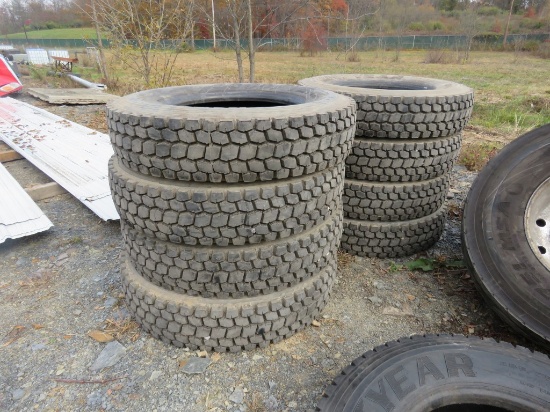 8 Good Year 11R24.5 Tires