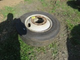 Firestone 275/70R22.5 Tire w/Steel Rim