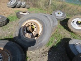 4 Michelin 11R22.5 Tires w/Steel Rims