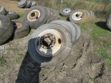 4 Good Year 275/70R22.5 Tires w/Steel Rims