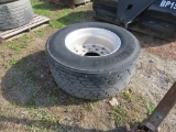 Michelin 445/50R22.5 Tire w/Alum Rim