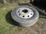 Firestone 285/75R24.5 w/Alum Rim