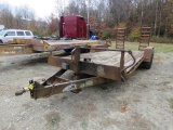 Moritz 18ft T/A Equipment Trailer