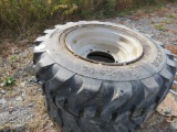 2 Tires 15.5-25L2 w/Rims