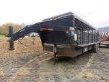 1996 Gooseneck 24ft x 6.8ft Livestock Trailer