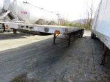 1998 Transcraft Spread Axle Alum Flat Deck Trailer w/Steel Frame