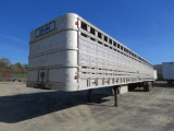 1987 Wilson 53ft Straight Deck Alum Cattle Trailer