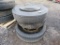 3 Firestone and Michellin 11R24.5 Tires