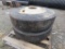 2 Tires 11R22.5 and Rims