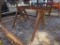 2 Heavy Duty Steel Saw Horses