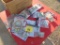 Box Lot of D rings-Lifting Block-Quick Links-Hitch Pins