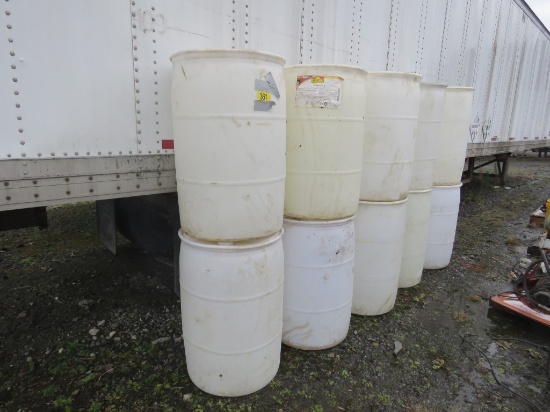 10 Plastic Barrels
