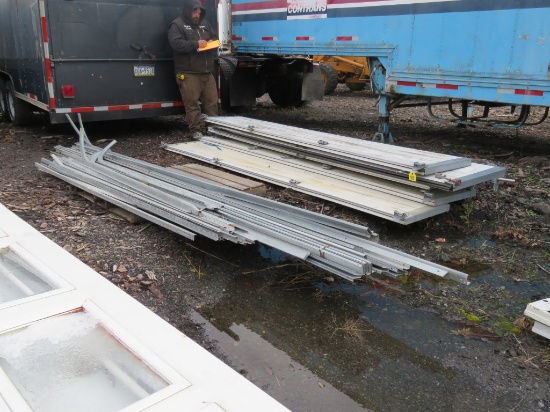 12ft Garage Door Panels w/Track
