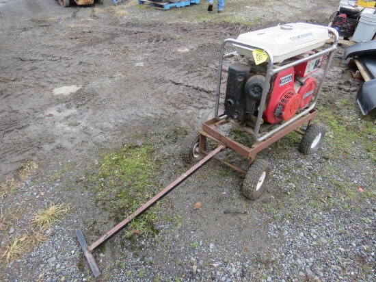 Honda E3500 Generator on Cart w/Gas Engine