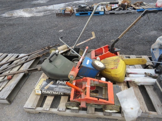 Pallet Lot of Misc Items-Line Markers-Etc