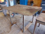 4ft x 5ft Steel Table