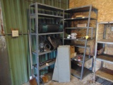 Pair of Steel Shelving Units w/Contents