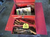 Tool Box w/Lots of Concrete Bits