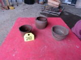 3 Small SI Kettles