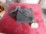 Large Pulley w/Hook