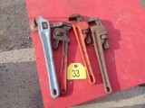 4 Pipe Wrenches