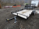 1976 Tee Nee 5ft x 10ft Trailer w/Back Gate