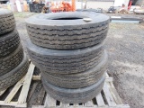 4 Recap Tires 295-75R22.5