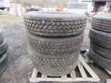 4 Recap Tires 285-75R24.5