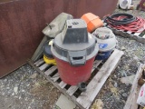 Pallet Lot of Shop Vacs-Chainsaws Cases-Etc