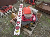 Pallet Lot of Lights-Brooms-Parts