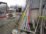 Large Lot of Concrete Tools-Bull Floats-Rakes-Etc