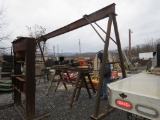 22ft Heavy Duty Steel Frame-I Beam-Trolley