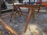 2 Heavy Duty Steel Saw Horses