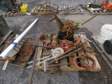 Pallet Lot of Ridgid Pipe Cutters-Vises-Etc