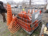 Pallet Lot of Orange Fencing