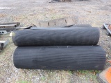 Pile of Black Fencing and Silk