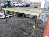 32inch X 8ft Metal Work Table